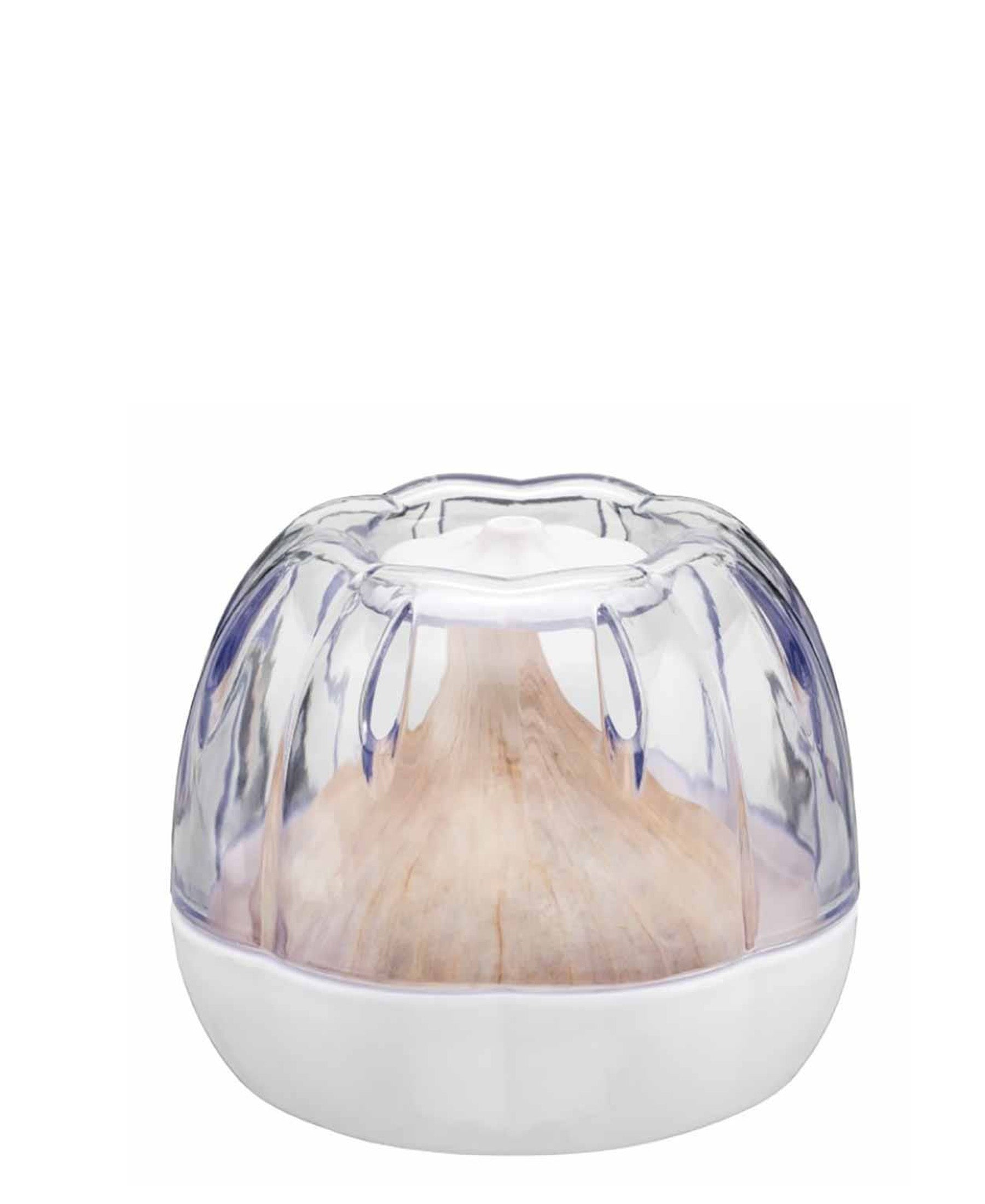 Joie Garlic Pod 8cm Clear & White The Culinarium