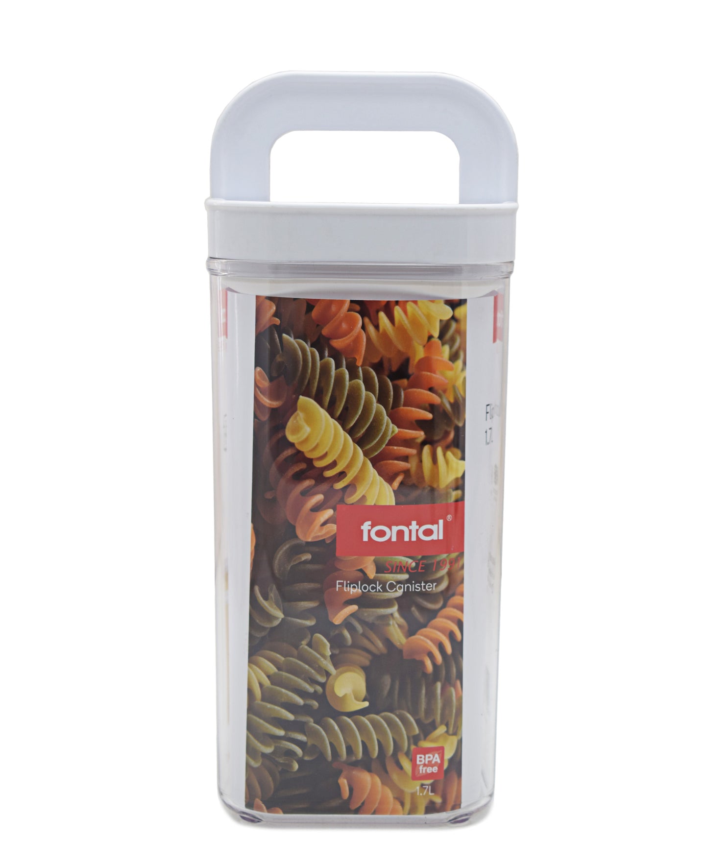 Fontal Fliplock Canister 1.7L - Clear