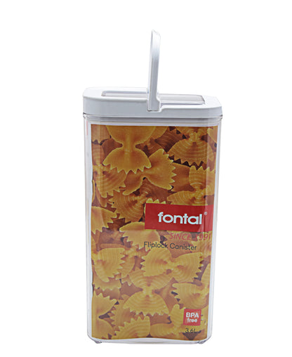 Fontal Fliplock Canister 3.6L - Clear