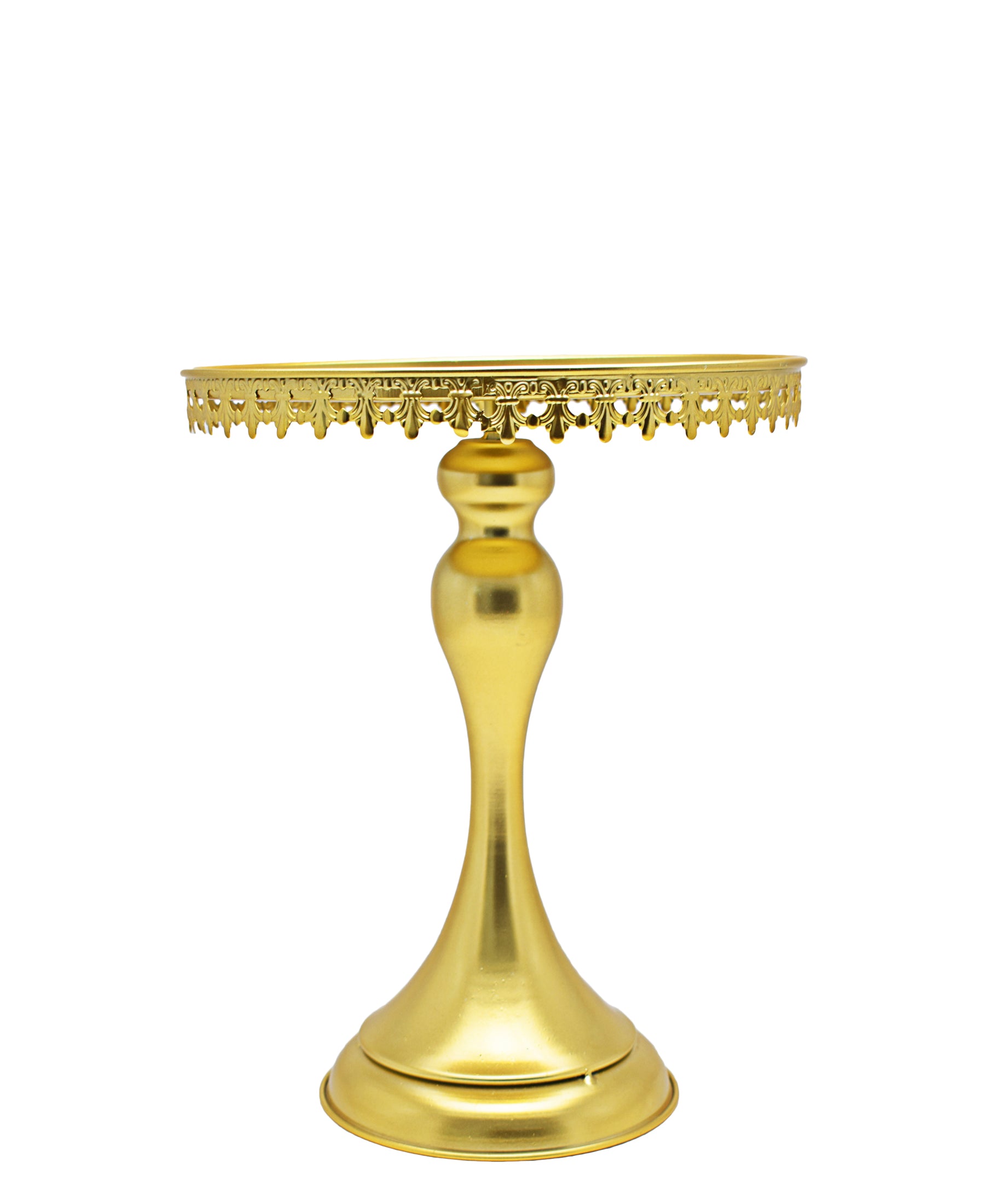 Gold pedestal outlet cake stand