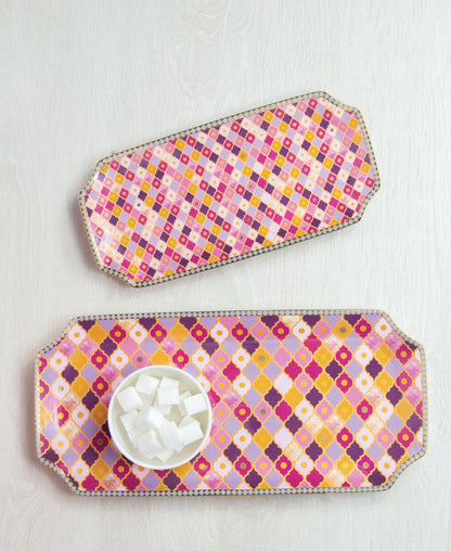 Maxwell & Williams Teas & C's Kasbah Rectangle Platter 33x15.5cm Gift Boxed - Rose