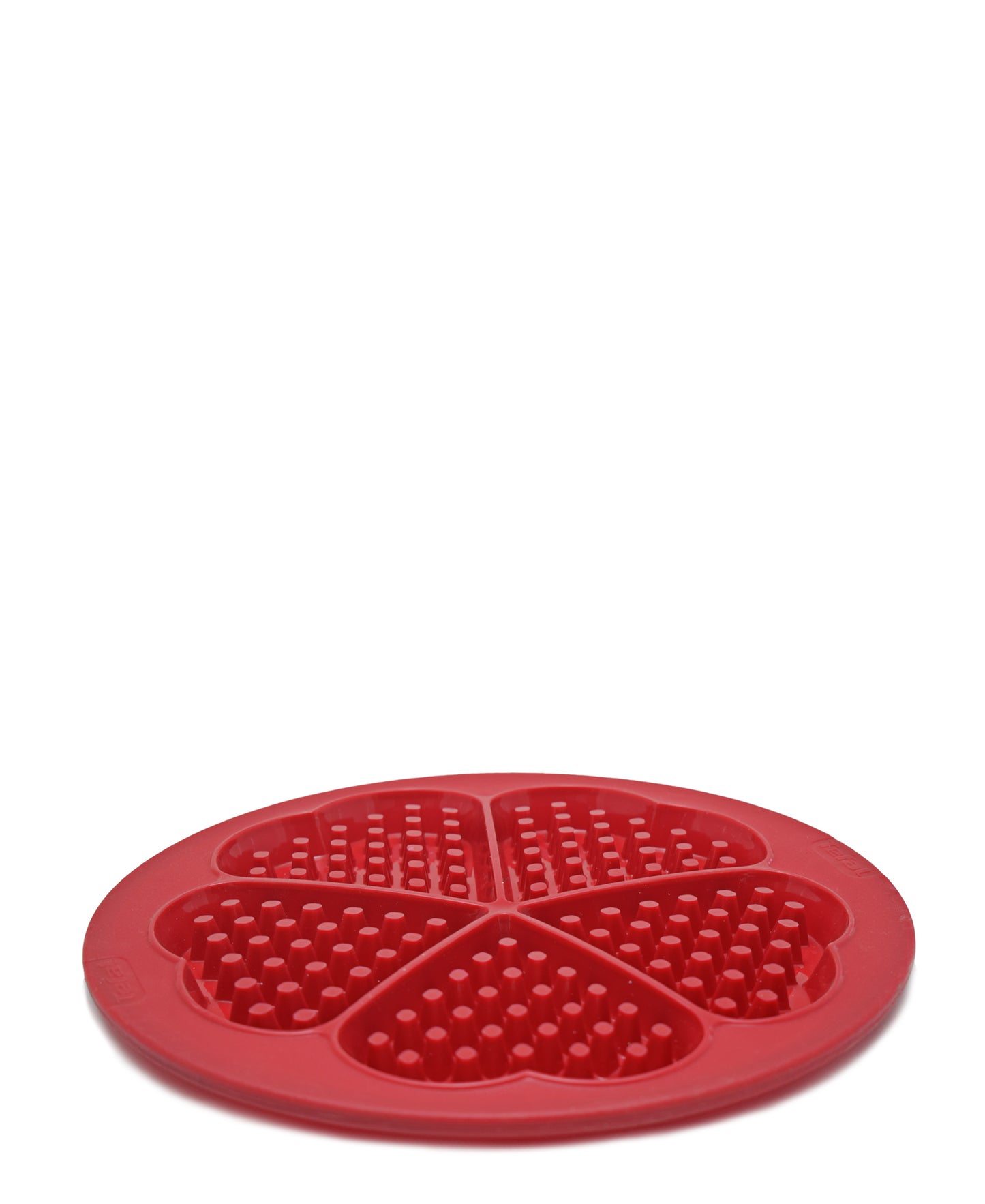 Tefal Proflex Silicone Waffle 5 Hearts - Red