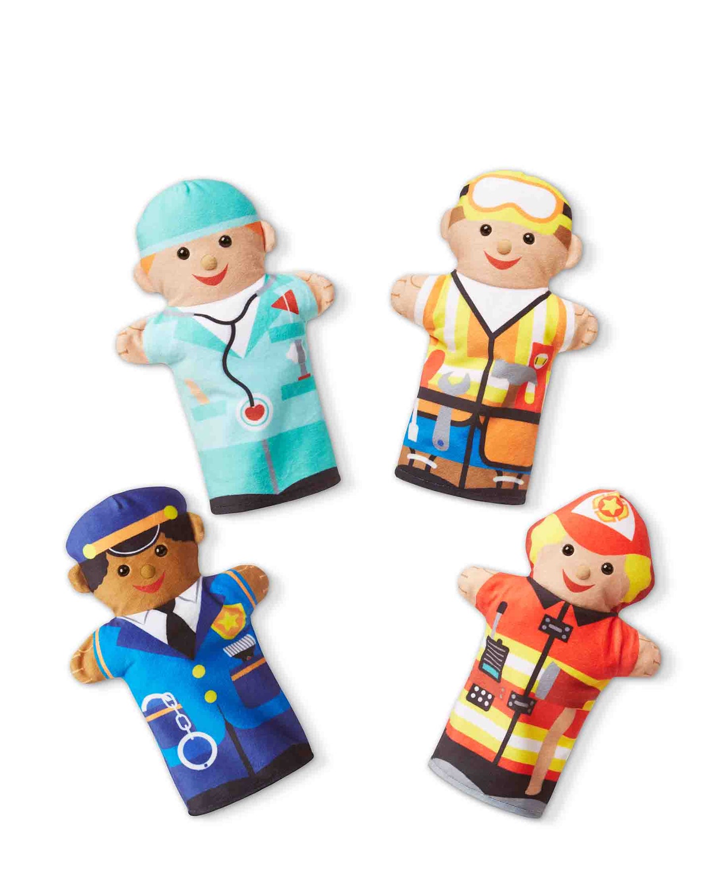 Melissa & Doug Jolly Jobs Hand Puppets