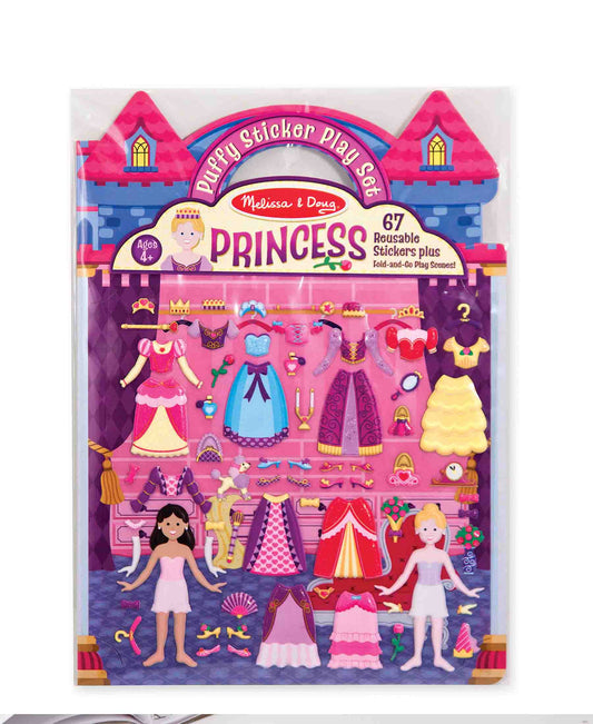 Melissa & Doug Puffy Sticker Play Set Princess