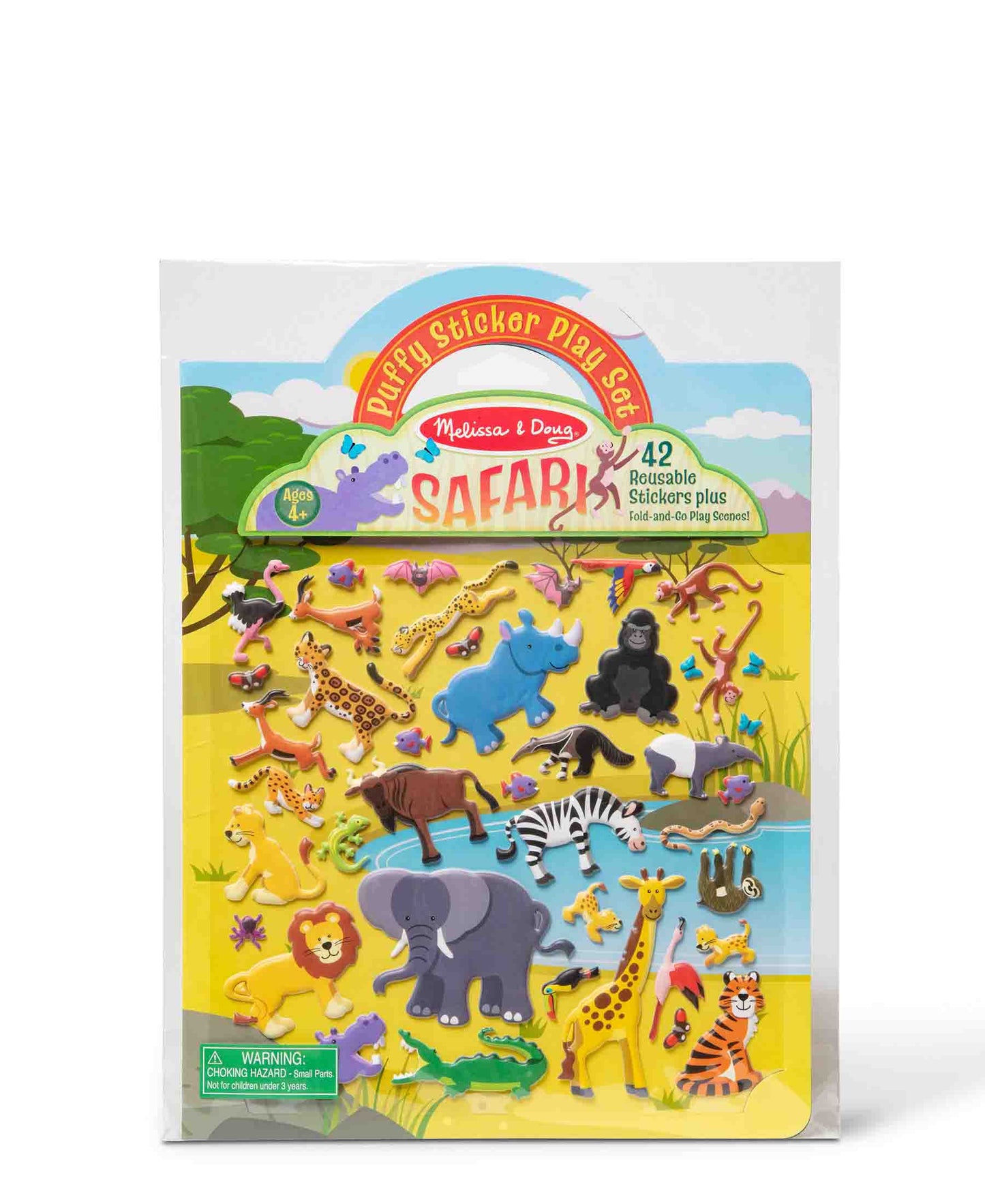 Melissa & Doug Puffy Sticker Play Set - Safari