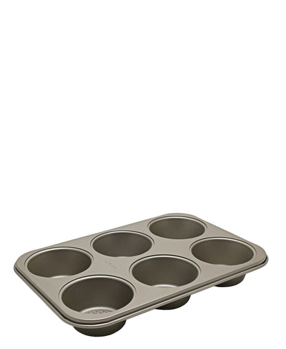 Eetrite 6 Cup Muffin Pan - Black