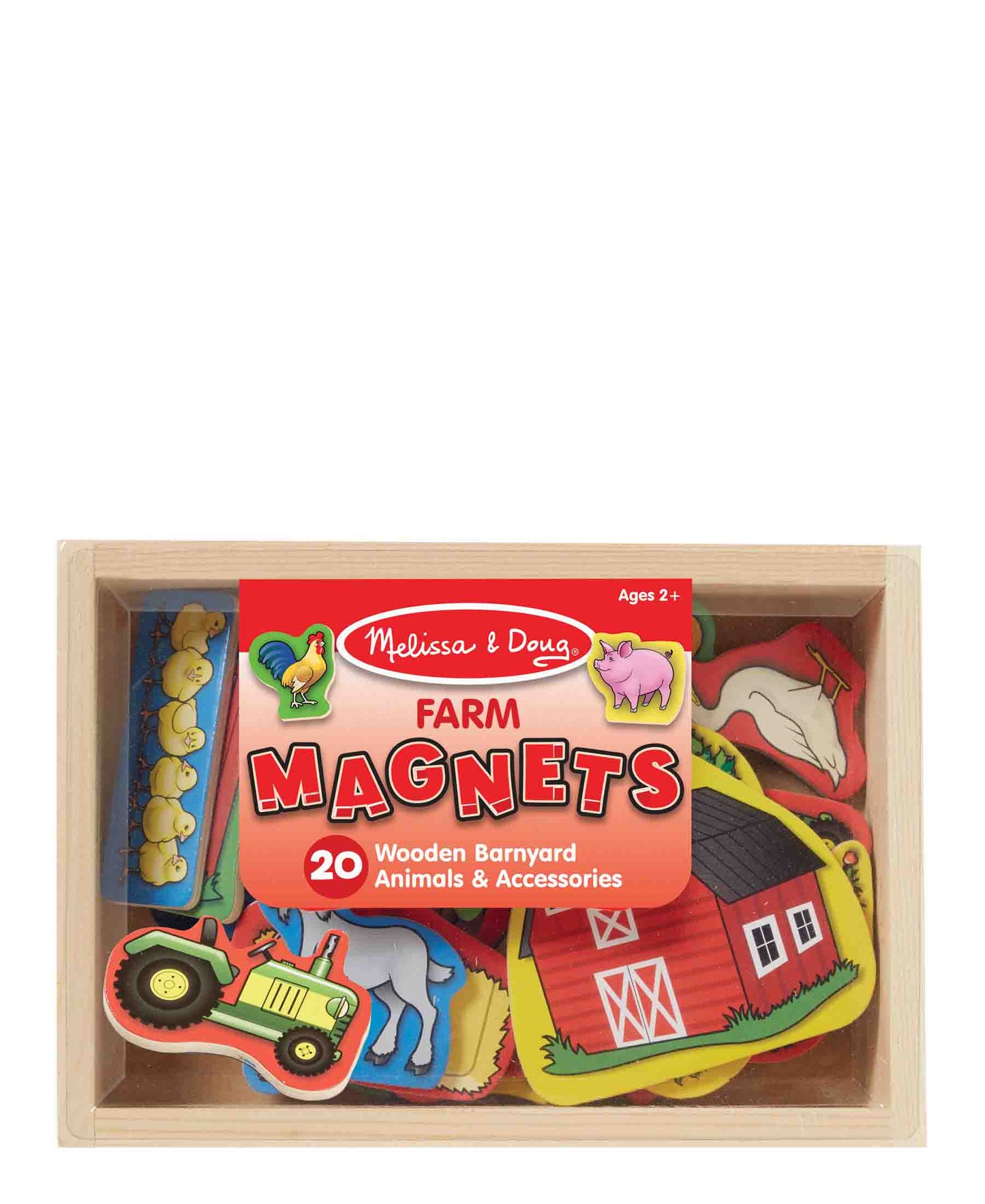 Melissa & Doug Wooden Farm Magnets