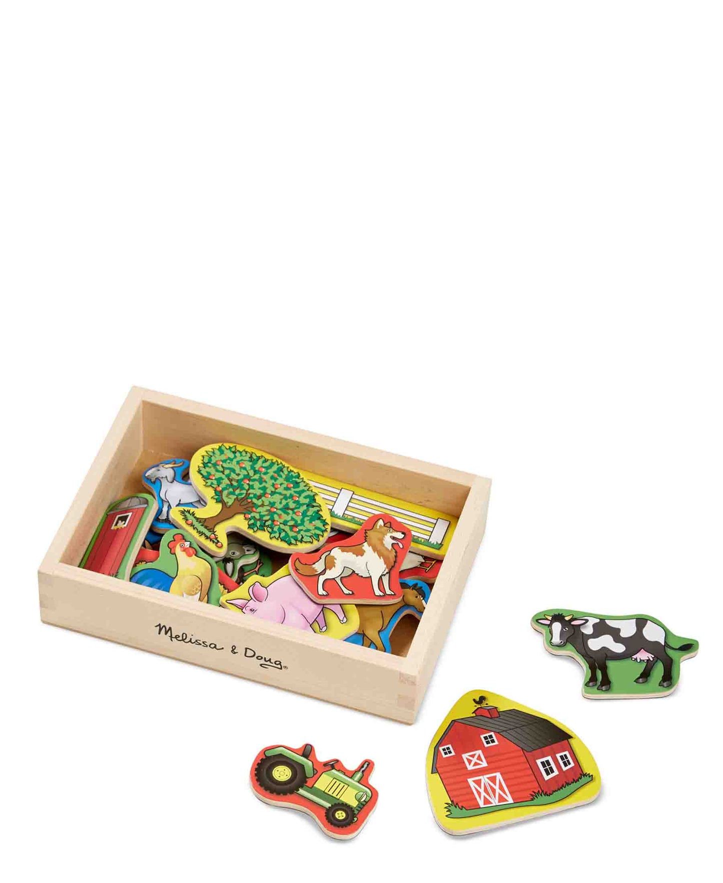 Melissa & Doug Wooden Farm Magnets