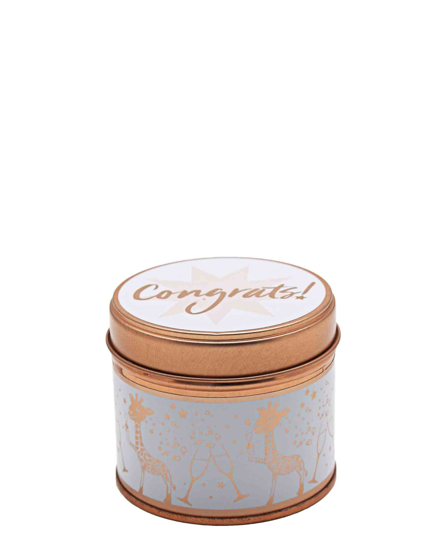 Stoneglow Congrats Candle Tin - Blackberry