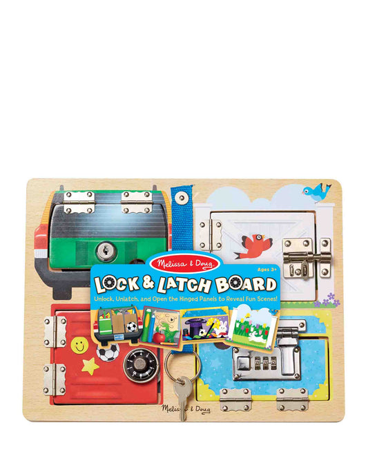 Melissa & Doug Locks Wooden Board