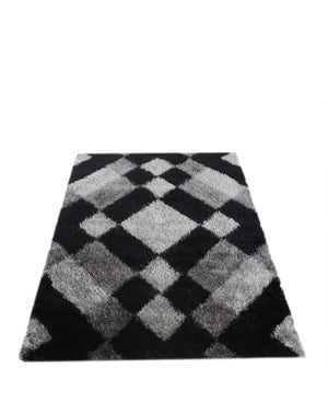 Emporium Shaggy Carpet 1200mm x 1600mm - Black