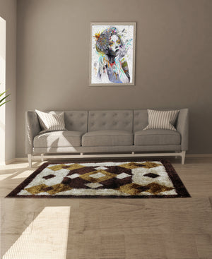 Emporium Shaggy Carpet 120 x 160cm - Brown