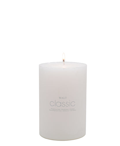 Urban Decor Candle Pillar 10 x 15cm - White