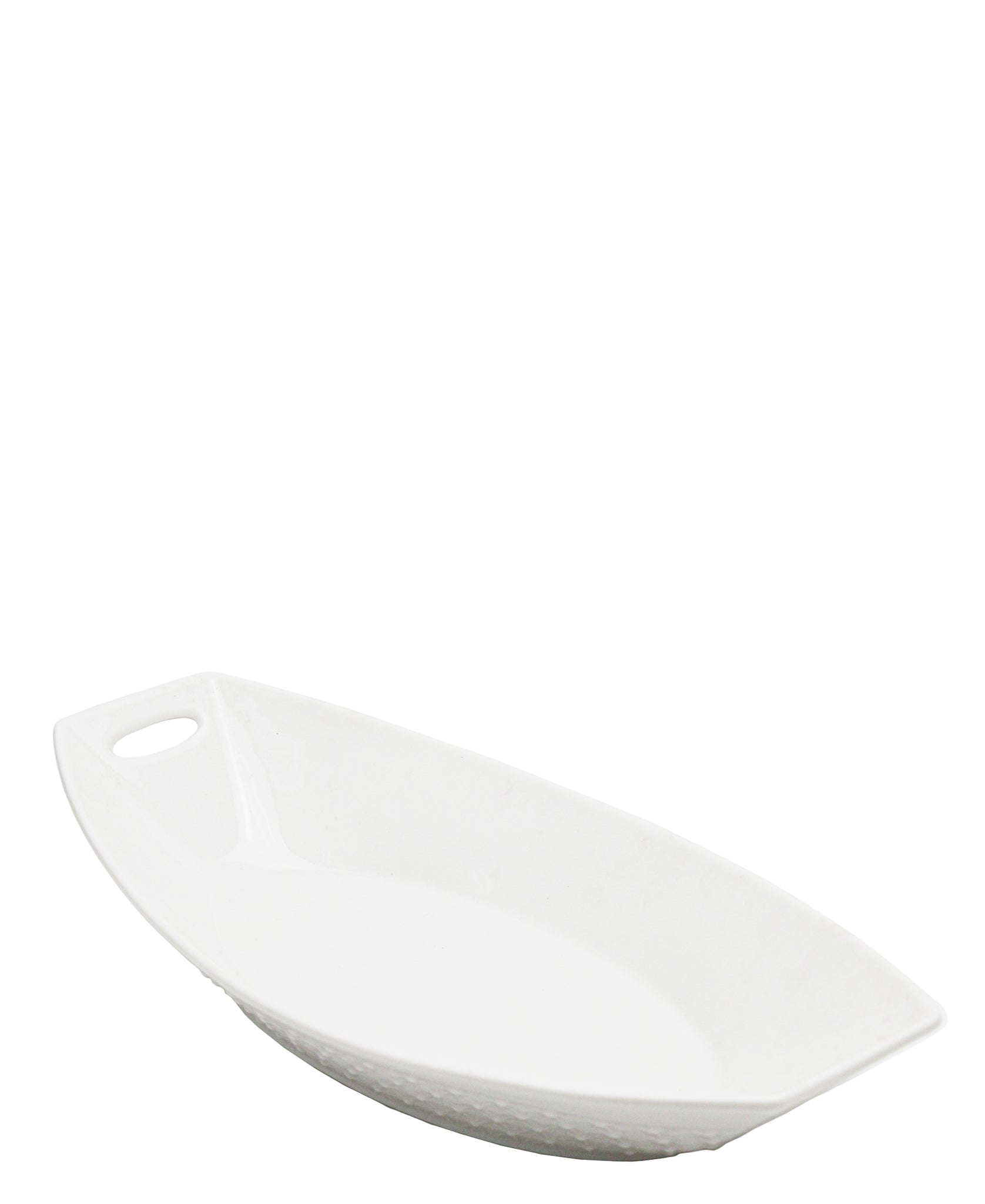 Twilight Ceramic Serving Platter White