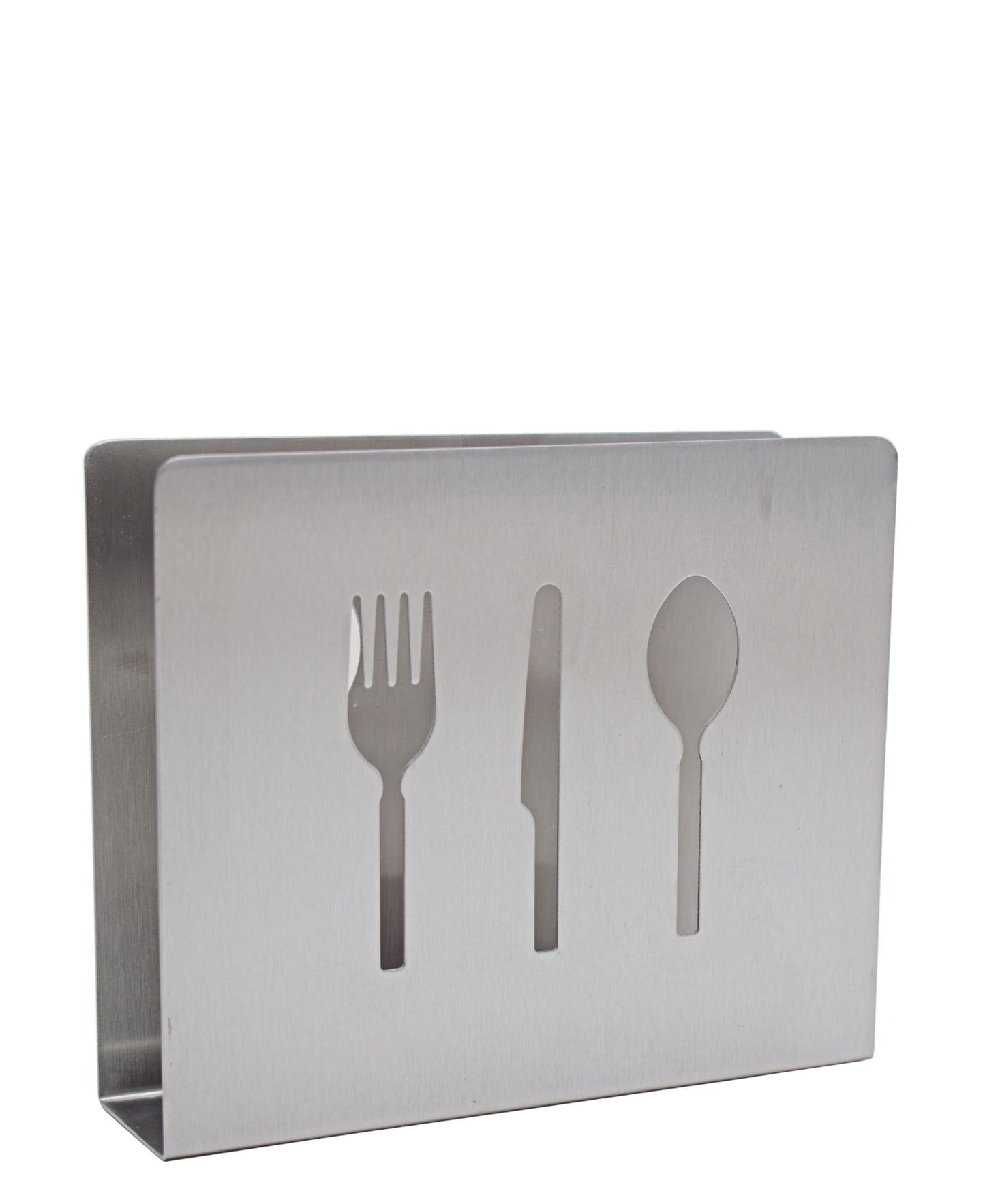 Kitchen Life Stainless Steel Napkin Holder - Silver