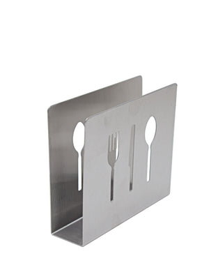 Kitchen Life Stainless Steel Napkin Holder - Silver