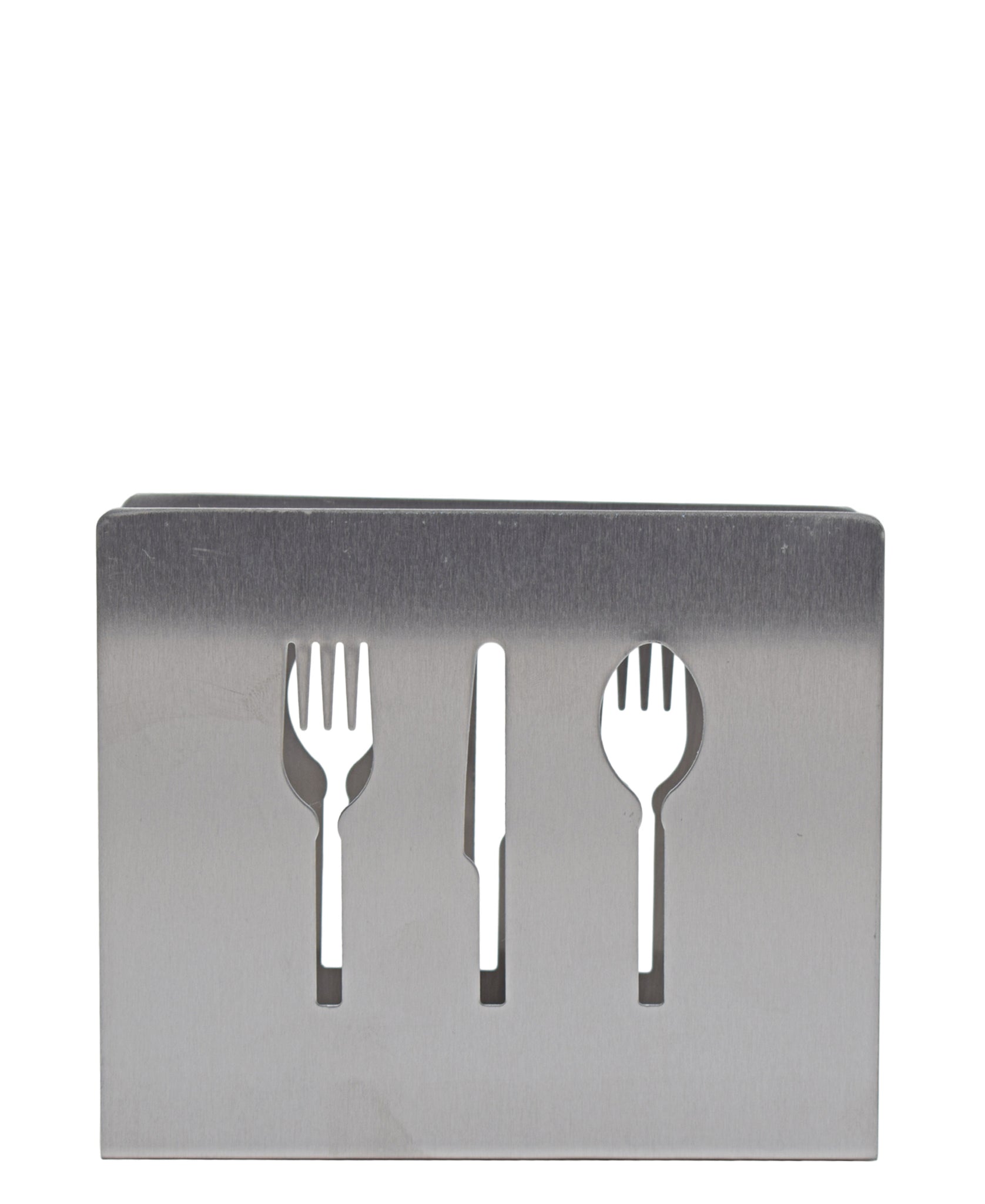 Kitchen Life Stainless Steel Napkin Holder - Silver