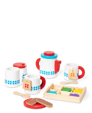 Melissa and doug wooden cheap tea set