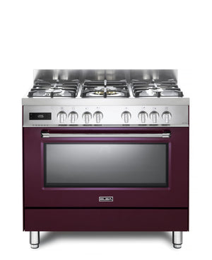 Elba Excellence 90cm 5 Burner Gas Cooker With Electric Oven - Red