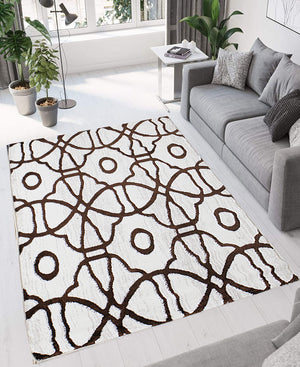 Konya Oracle Carpet 1500mm X 800mm - Chocolate