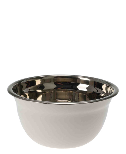 Kitchen Life 750ml Stainless Steel Mixing Bowl - White