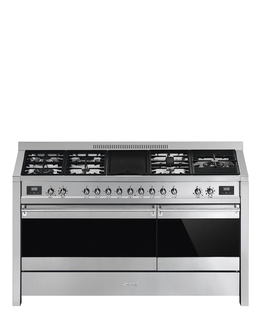 Smeg Opera Gas - Electric Range Cooker - Stainless Steel