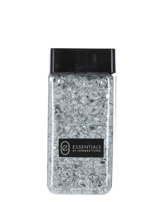Home & Styling 550ml Decoration Stones - Silver