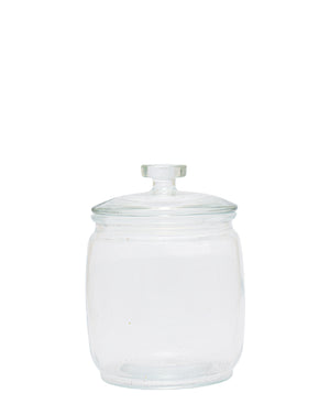 Juventus Borosilicate Small Canister - Clear