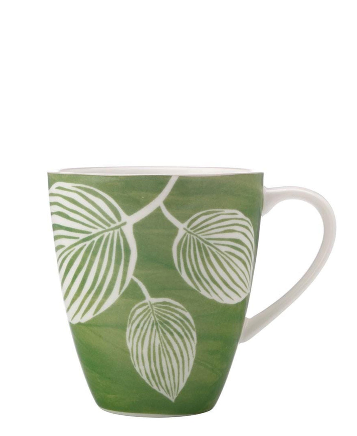 Maxwell & Williams Panama 350ml Coupe Mug - Green & White