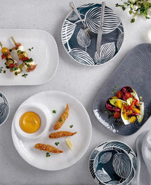 Maxwell & Williams Panama 26.5cm Dinner Plate - Grey & White – The  Culinarium