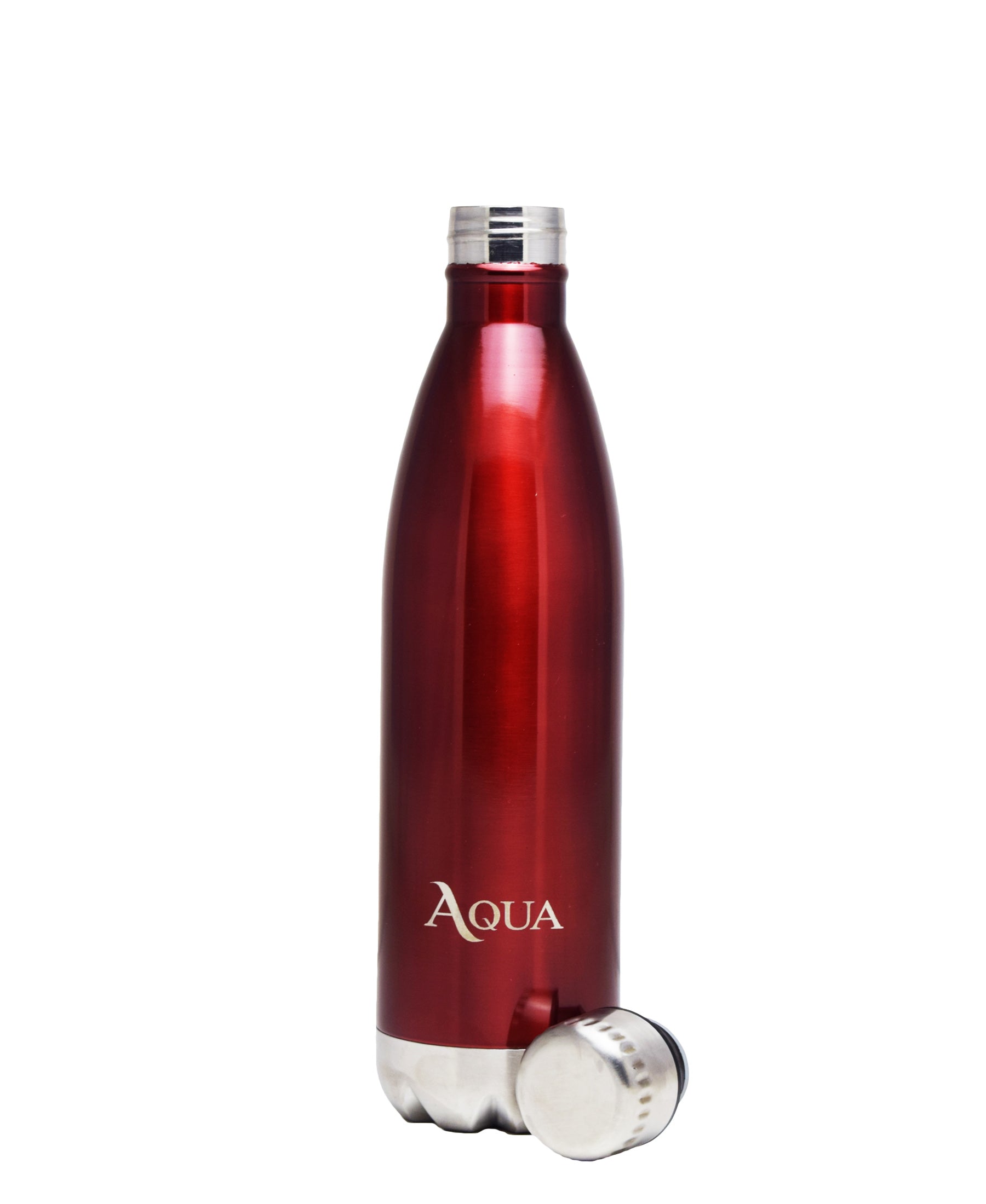 Aqua Double Wall Insulated 500ml Flask - Red