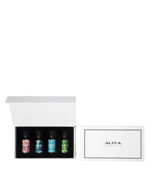Aura Luxury Fragrance Oils Gift Box - White