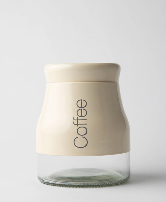 Jenna Clifford 900ml Coffee Jar - Cream