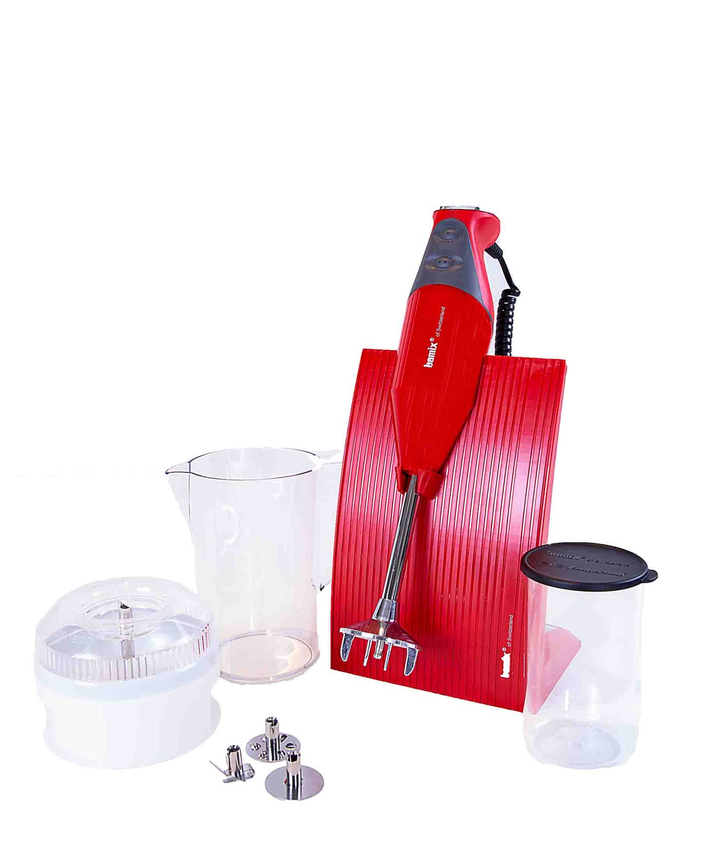 Bamix SwissLine 200W Hand Blender - Red