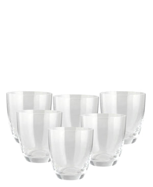 Bohemia Crystal Kate Whiskey Glass Set 300ml Set of 6 - Clear