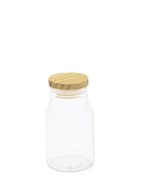 Borosilicate Candy Jar With Bamboo Lid - Small