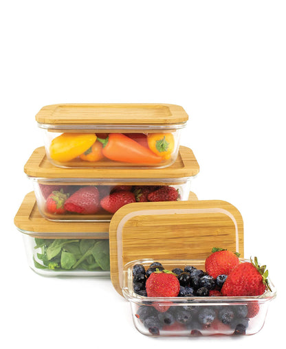 Kitchen Life 22cm Borosilicate Lunch Box - Clear