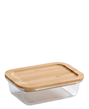 Kitchen Life 22cm Borosilicate Lunch Box - Clear