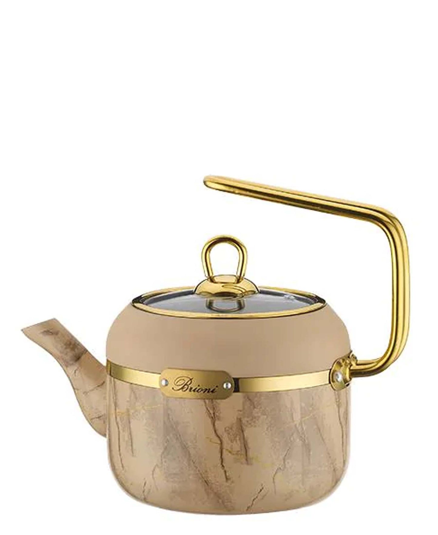 Brioni Selection 1,5L Granite Teapot - Cream