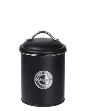 Finest Cuisine 3 Piece Canisters - Black