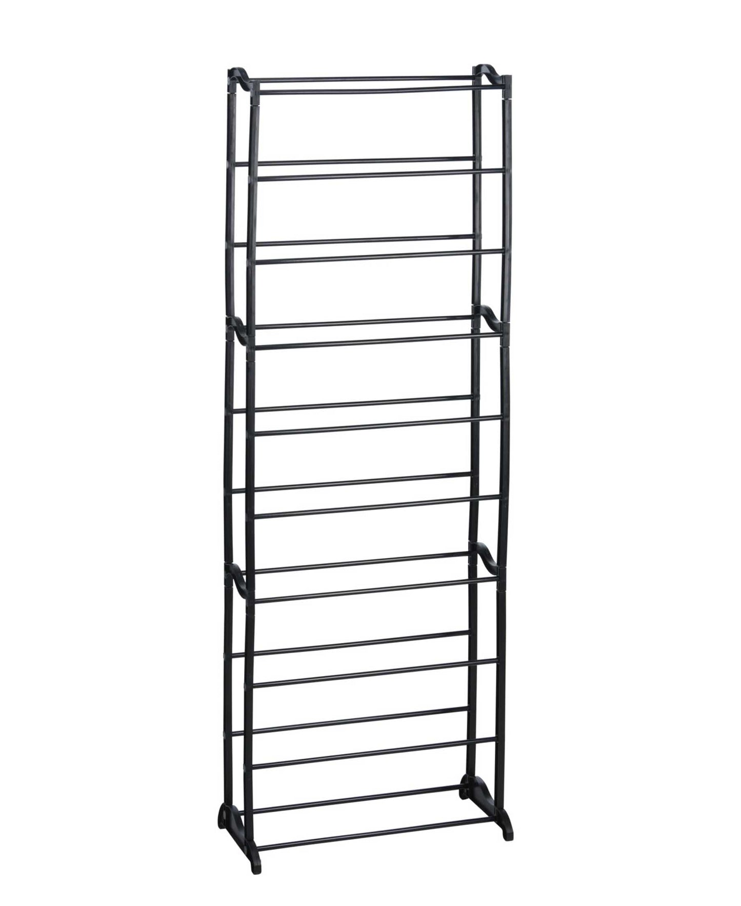 Storage Solutions 10 Layers Shoe Rack - Black