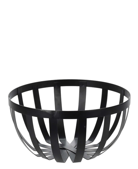 Kitchen Life Wire Round Fruit Basket - Black