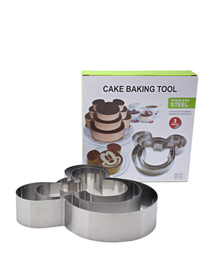 Mickey Mouse Cake Baking Tool - Silver