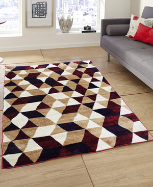 Cape Town Mirage Carpet 2000mm × 2700mm - Red