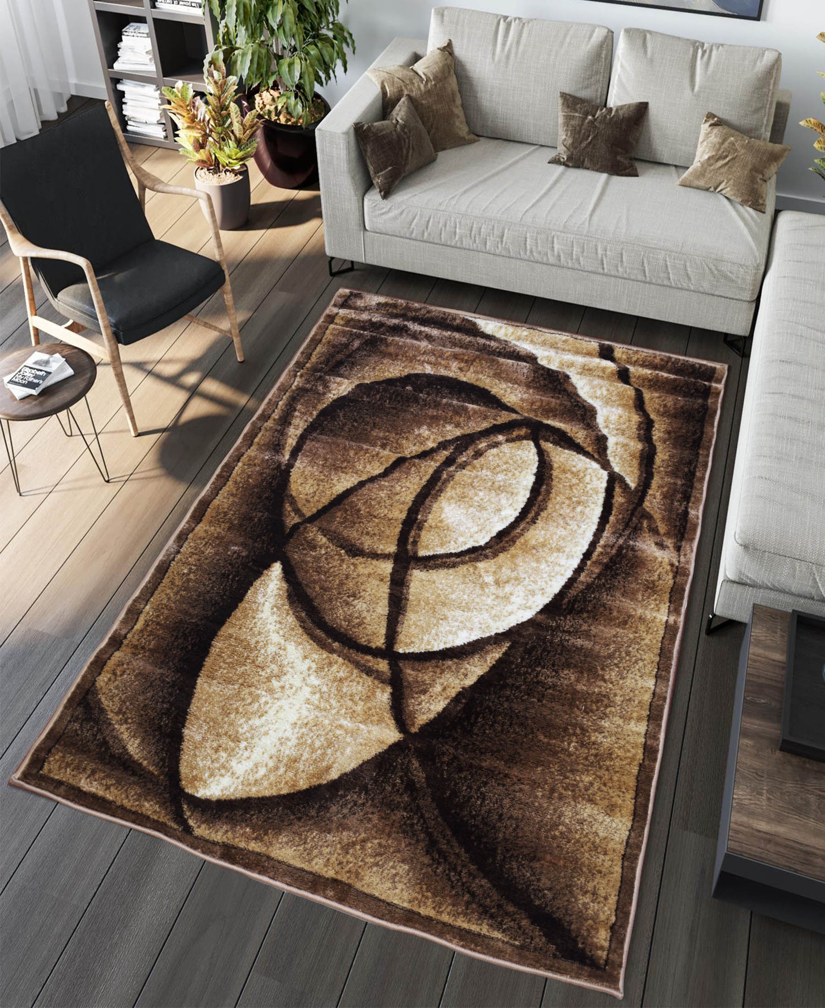 Cape Town Neutron Carpet 1200mm × 1700mm - Brown