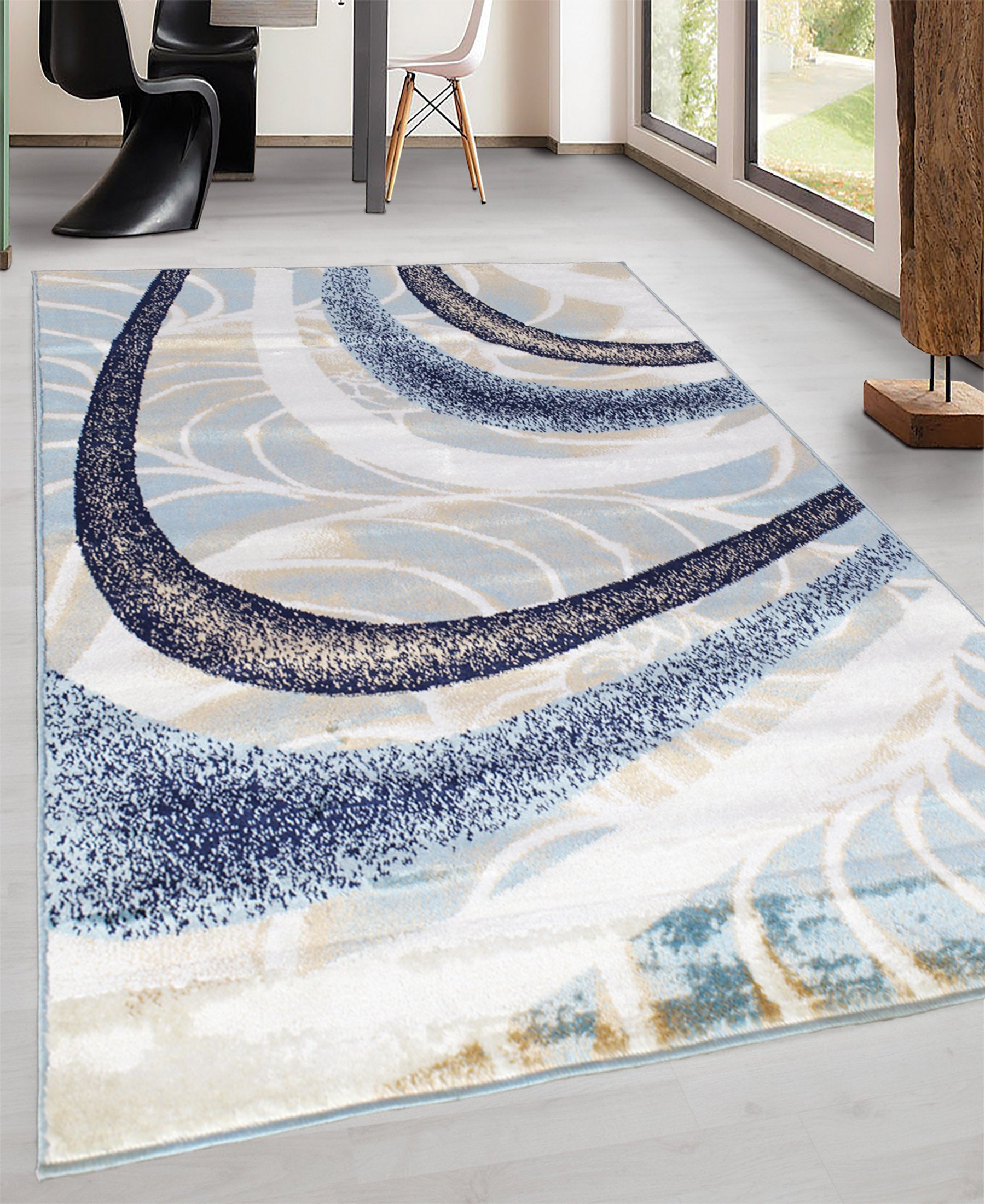 Cape Town Moondust Carpet 2000mm x 2700mm - Blue