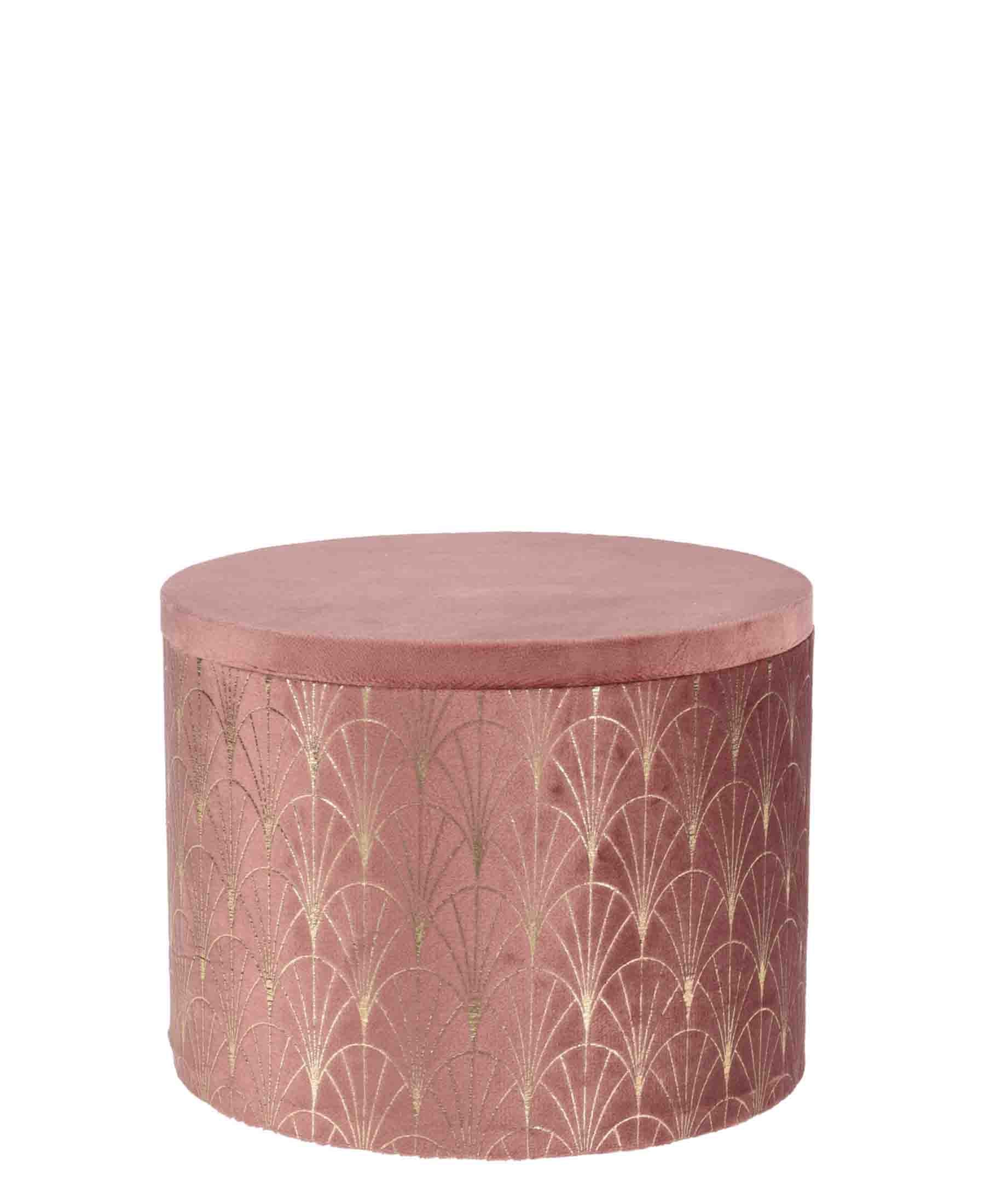 Urban Decor 10cm Velvet Box - Pink