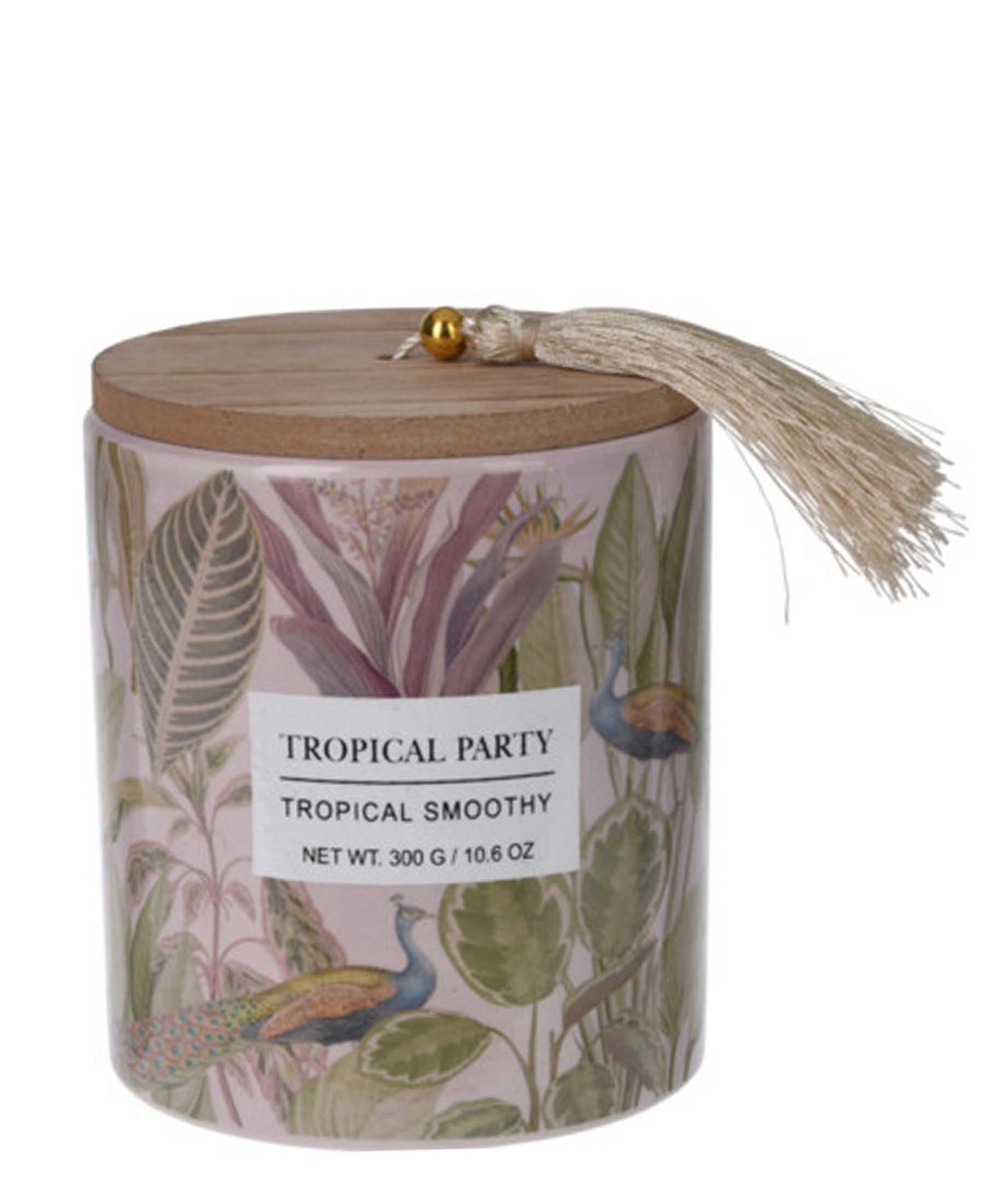 Tropical Party Candle In Ceramic Jar - Tropical Smoothy