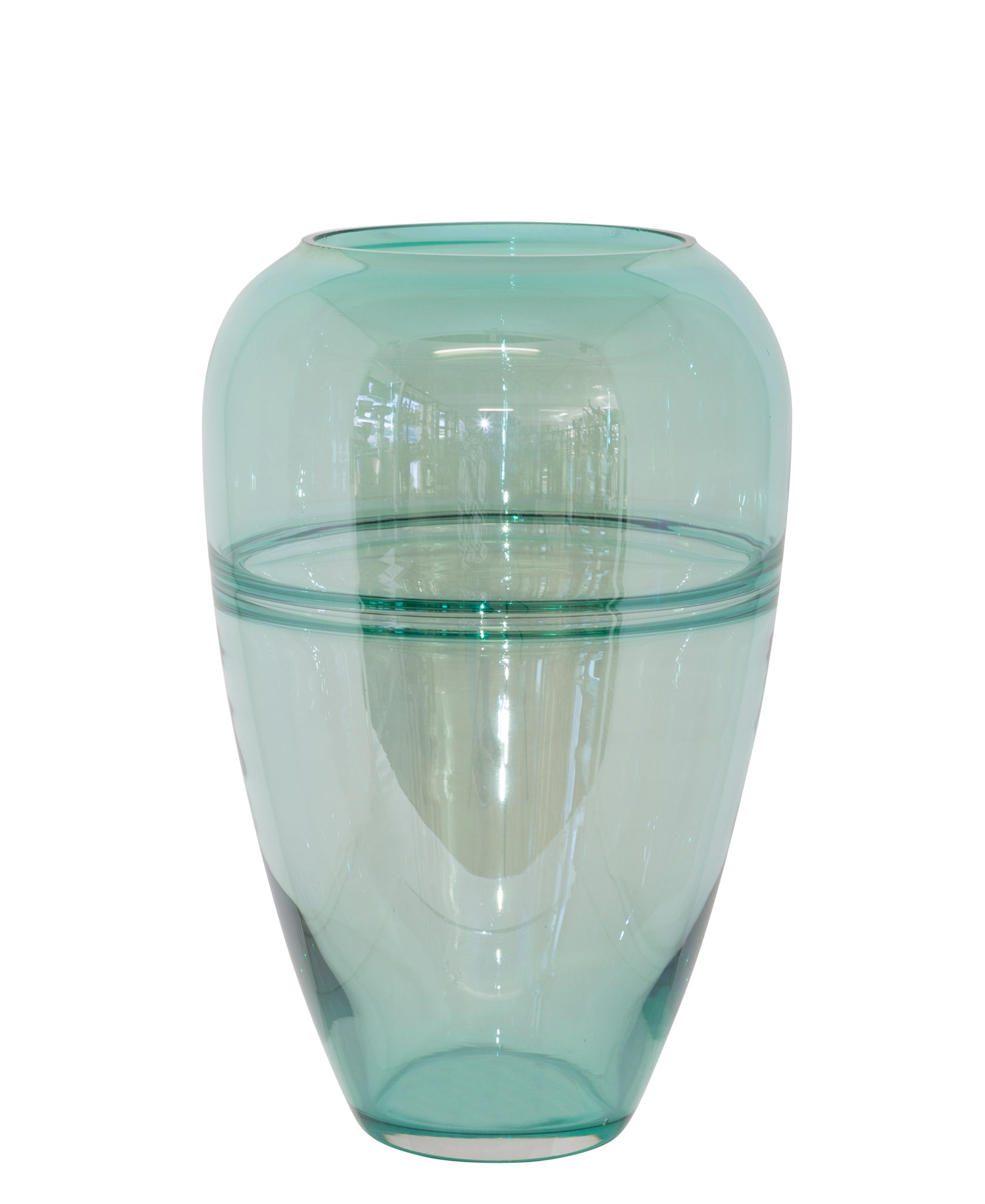 Urban Decor Lustre Art Vase 28cm - Green