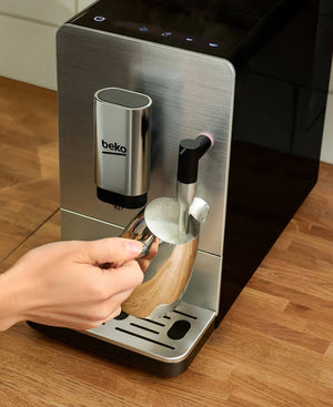 Beko Beckham Espresso Coffee Machine Bean To Cup - Silver